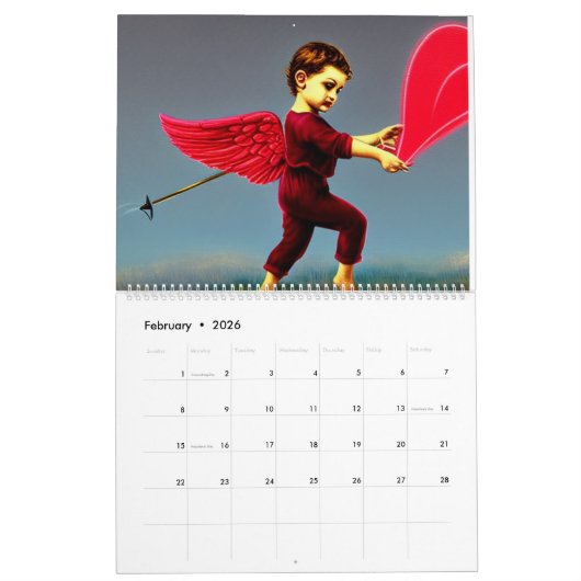 Calendrier Angels Dans Art 2023 (Feb 2026)