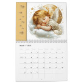 Calendrier Angels de couchage - Schlafende Engel (Mar 2026)