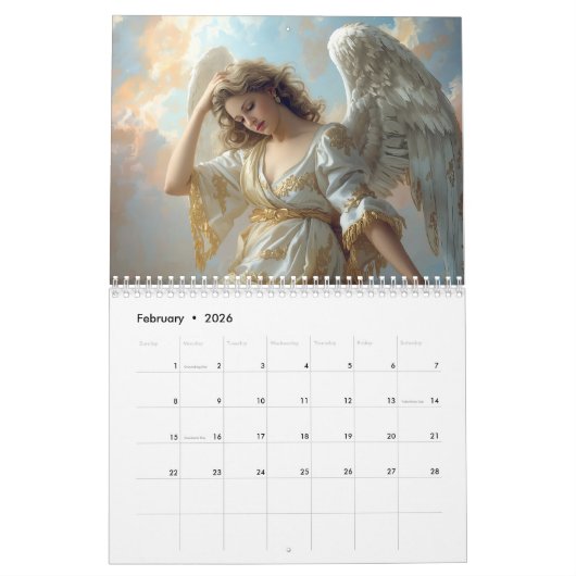 Calendrier Angels – Engel (Feb 2026)