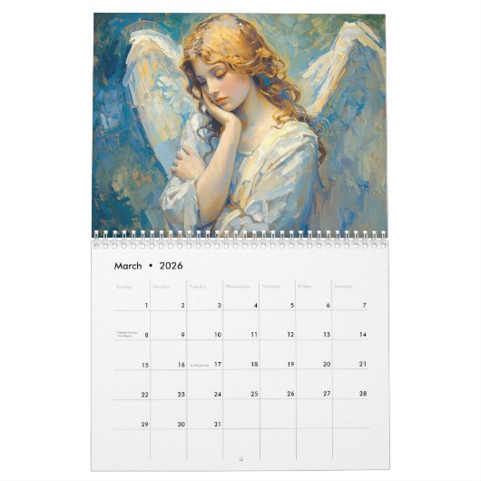 Calendrier Angels - Engel 2026 (Mar 2026)