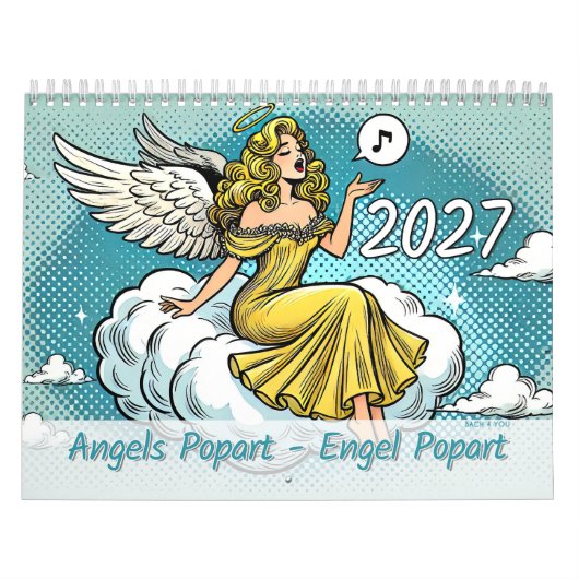 Calendrier Angels Popart – Les Anges Popart 2027 (Protection)