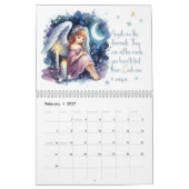 Calendrier Anges & Dictons 2027 (Feb 2027)