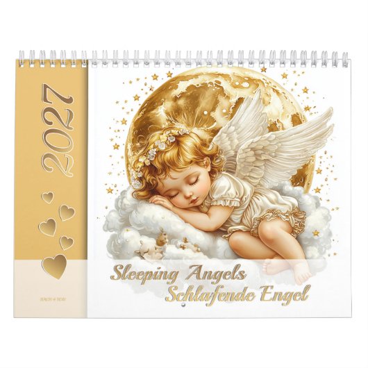Calendrier Anges endormis – Schlafende Engel 2027 (Protection)