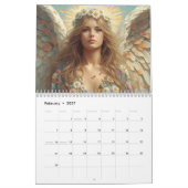 Calendrier Anges & Fleurs 2027 (Feb 2027)