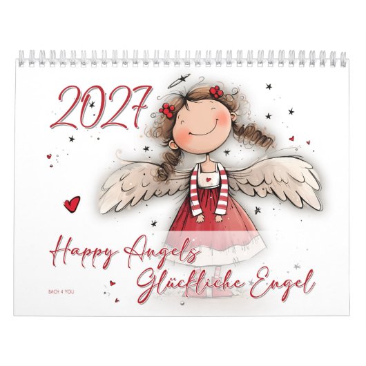 Calendrier Anges Heureux – Glückliche Engel 2027 (Protection)