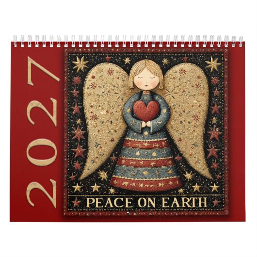 Calendrier Anges –  Paix sur Terre (Protection)