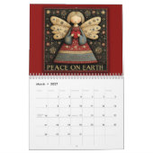 Calendrier Anges –  Paix sur Terre (Mar 2027)