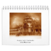 Calendrier Angkor Wat Sepia 2022 (Protection)