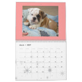 Calendrier anglais 2010 de bouledogue (Mar 2027)