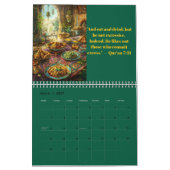 Calendrier anglais 2026 avec dessins/citations isl (Mar 2027)