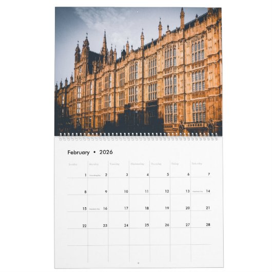 Calendrier Angleterre - Calendrier - Calendrier hi (Feb 2026)