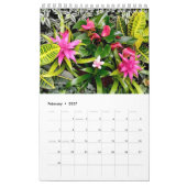 Calendrier Angleterre florale (Feb 2027)