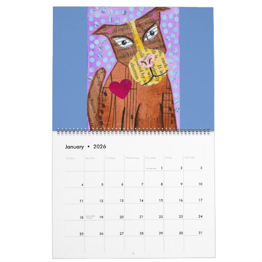 Calendrier Animal (Jan 2026)