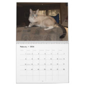 Calendrier animal adorable (Feb 2026)