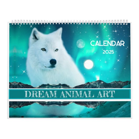 Calendrier animal de l'art de rêve imaginaire (Protection)