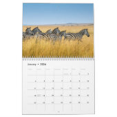 Calendrier animal zèbre (Jan 2026)