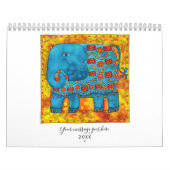 Calendrier Animaux à motifs Aquarelle Art (Protection)