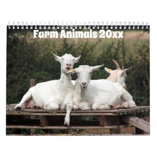 Calendrier Animaux adorables à la ferme (Protection)