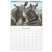 Calendrier animaux africains 2026 (Feb 2027)
