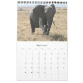 Calendrier animaux africains 2026 (Mar 2027)