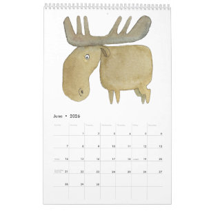 Calendrier Animaux au carré