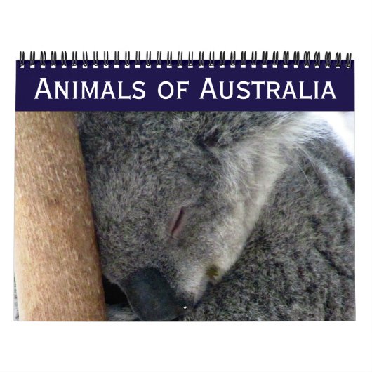 Calendrier animaux australiens 2025 (Protection)