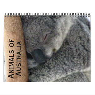 Calendrier animaux australiens 2025