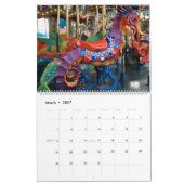 Calendrier Animaux carrousels colorés et lumineux (Mar 2027)