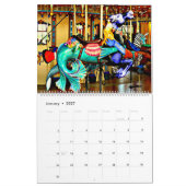 Calendrier Animaux carrousels colorés et lumineux (Jan 2027)