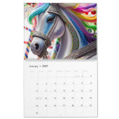 Calendrier Animaux colorés (Jan 2027)