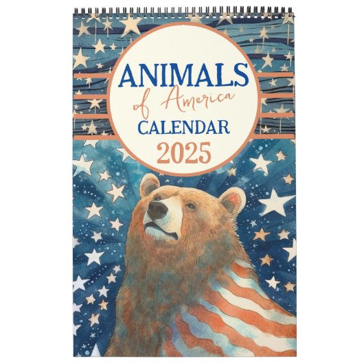 Calendrier Animaux d'Amérique 2026 (Protection)
