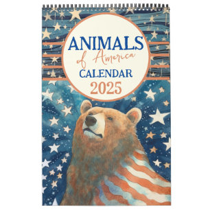 Calendrier Animaux d'Amérique 2026