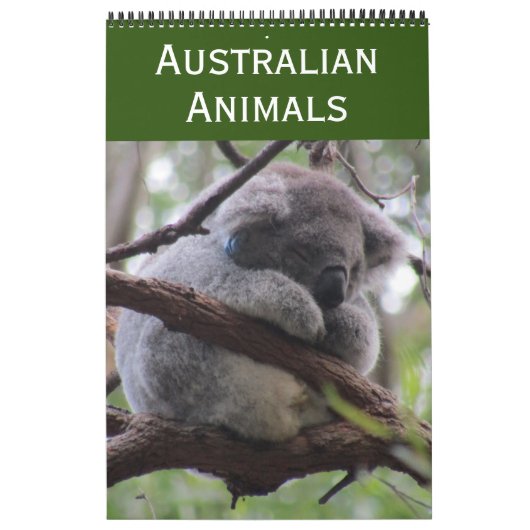 Calendrier animaux d'Australie 2027 (Protection)