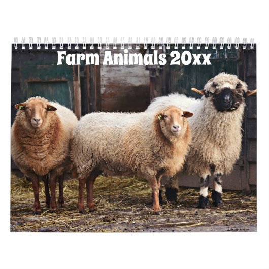 Calendrier Animaux de ferme (Protection)