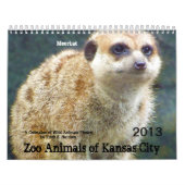 Calendrier Animaux de zoo de Kansas City (Protection)