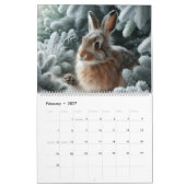 Calendrier Animaux des Bois (Feb 2027)