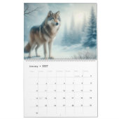 Calendrier Animaux des Bois (Jan 2027)