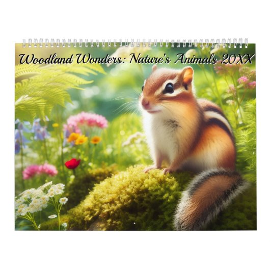 Calendrier Animaux des Bois (Protection)