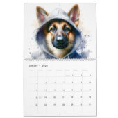 Calendrier Animaux en Sweat - shirt à capuche 12 mois Splatte (Jan 2026)