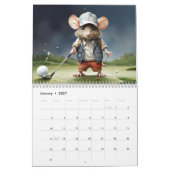 Calendrier Animaux par-Tee Une année de plaisir de golf 2025 (Jan 2027)
