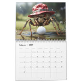 Calendrier Animaux par-Tee Une année de plaisir de golf 2025 (Feb 2027)