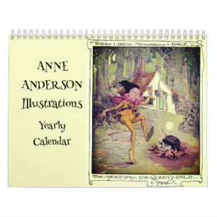 Calendrier Anne Anderson Illustrations du conte victorien