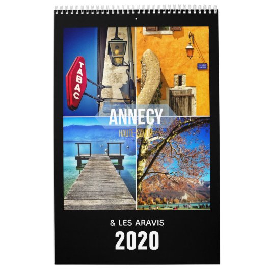 Calendrier Annecy et les Aravis, Haute-Savoie 2020 (Protection)