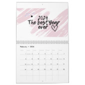 Calendrier Année 2024 (Feb 2026)