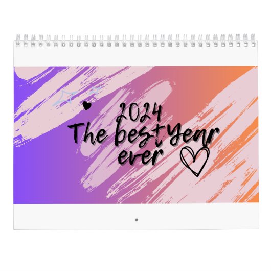 Calendrier Année 2024 (Dos)