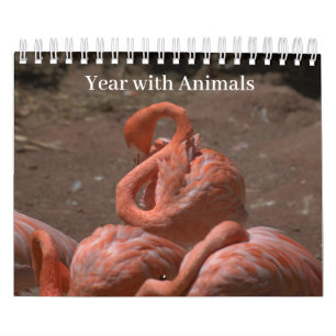 Calendrier Année avec animaux