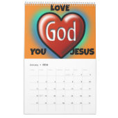 Calendrier Année de grâce et de bénédictions (Jan 2026)