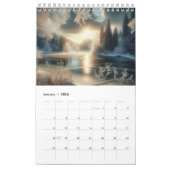 Calendrier Année de la nature i2025 Terre botanique sereine (Jan 2026)