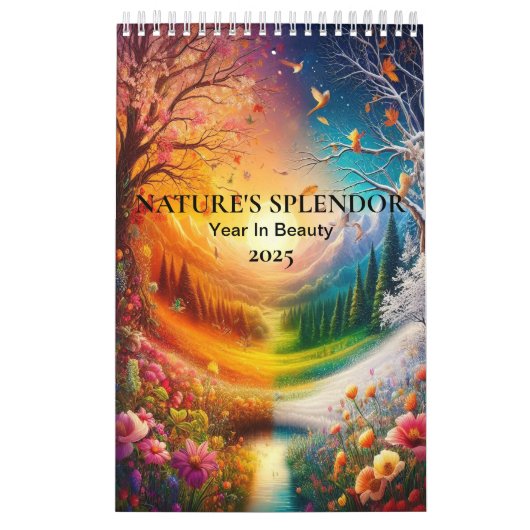 Calendrier Année de la nature i2025 Terre botanique sereine (Protection)