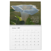 Calendrier ANNÉE de Moonflower Calendrier-EDIT comme (Jan 2027)